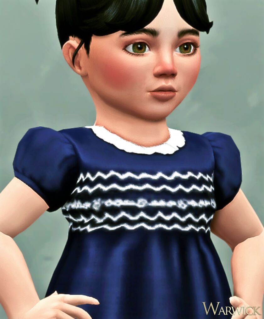 Warwick | Little Charlotte Gown 5 sims 4 cc warwick little charlotte gown 10