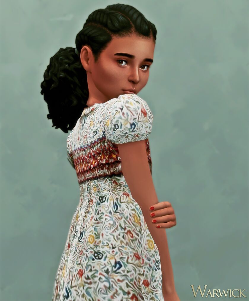 Warwick | Little Charlotte Gown 11 sims 4 cc warwick little charlotte gown 4