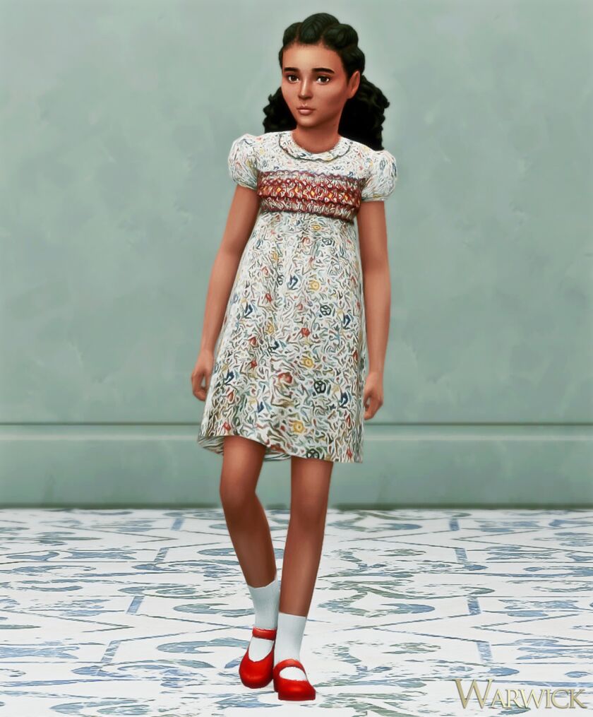 Warwick | Little Charlotte Gown 9 sims 4 cc warwick little charlotte gown 5