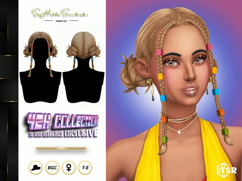 Y2K – Betsy Hairstyle By Sehablasimlish 1 Y2K – Betsy Hairstyle By Sehablasimlish Sims 4 CC
