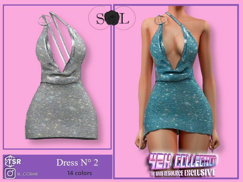 Y2K_Sl_Dress_2 1 Y2K_Sl_Dress_2 Sims 4 CC