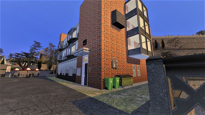 Apartment Building 1 Apartment Building Sims 4 CC
