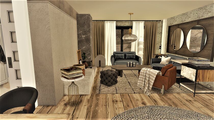 Apartment Building 5 sims 4 cc you can download this apartment building from my 4