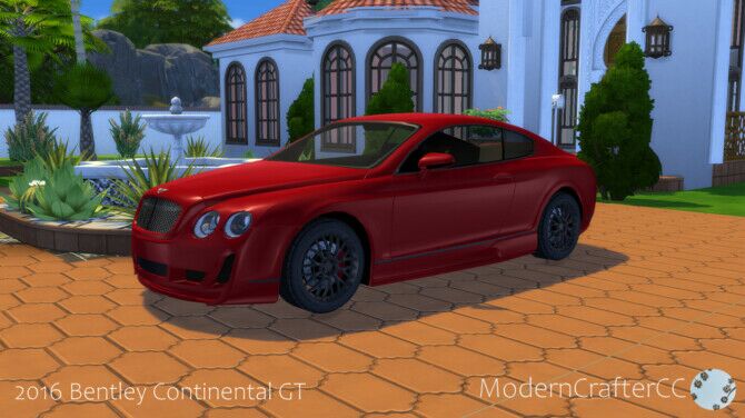 2016 Bentley Continental GT 1 2016 Bentley Continental GT Sims 4 CC