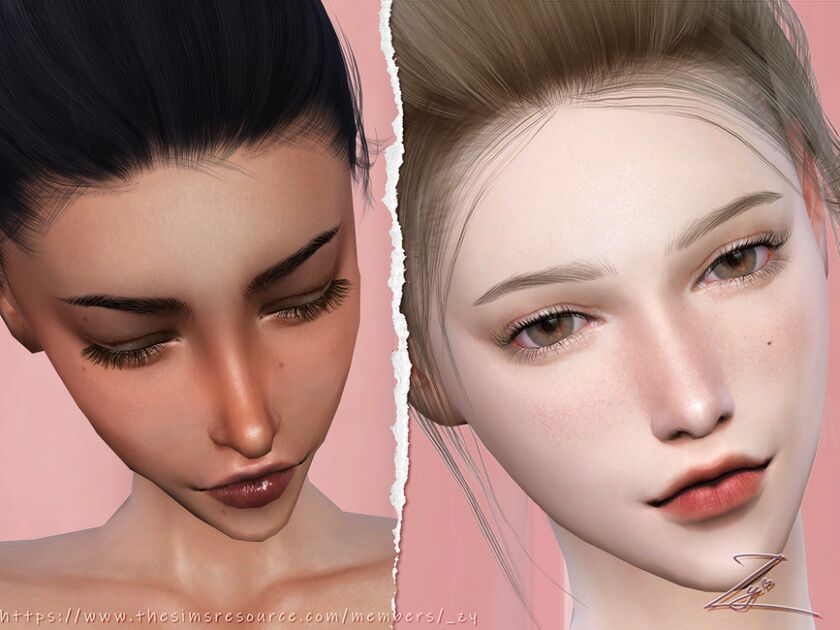 3D Eyelashes _ZY By _ZY 2 sims 4 cc 3d eyelashes zy by zy 2