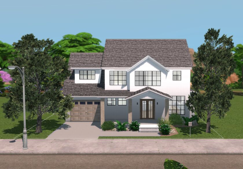 A 2 Story House That HAS 3 Bedroom, 1 Half Bathroom And 2 Full Bathroom 1 A 2 Story House That HAS 3 Bedroom, 1 Half Bathroom And 2 Full Bathroom Sims 4 CC