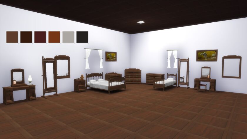 Ambular's Ethan Allen Colonial SET Conversion 1 Ambular’s Ethan Allen Colonial SET Conversion Sims 4 CC