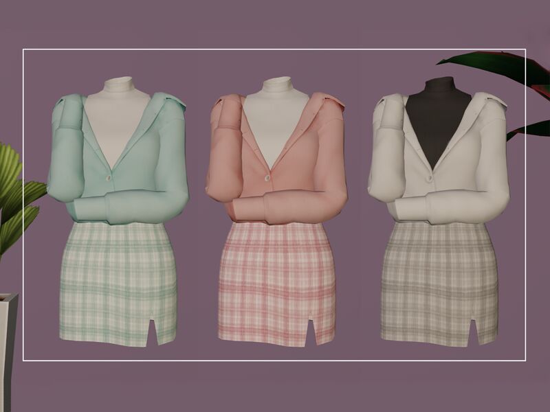ANA Outfit By Btsims 1 ANA Outfit By Btsims Sims 4 CC