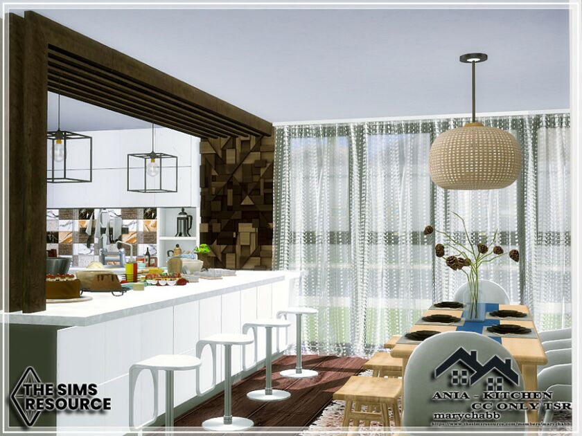 Ania – Kitchen – CC Only TSR By Marychabb 1 Ania – Kitchen – CC Only TSR By Marychabb Sims 4 CC