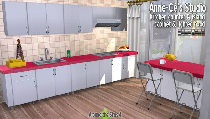 Anne-Cé’s Kitchen 1 Anne-Cé’s Kitchen Sims 4 CC