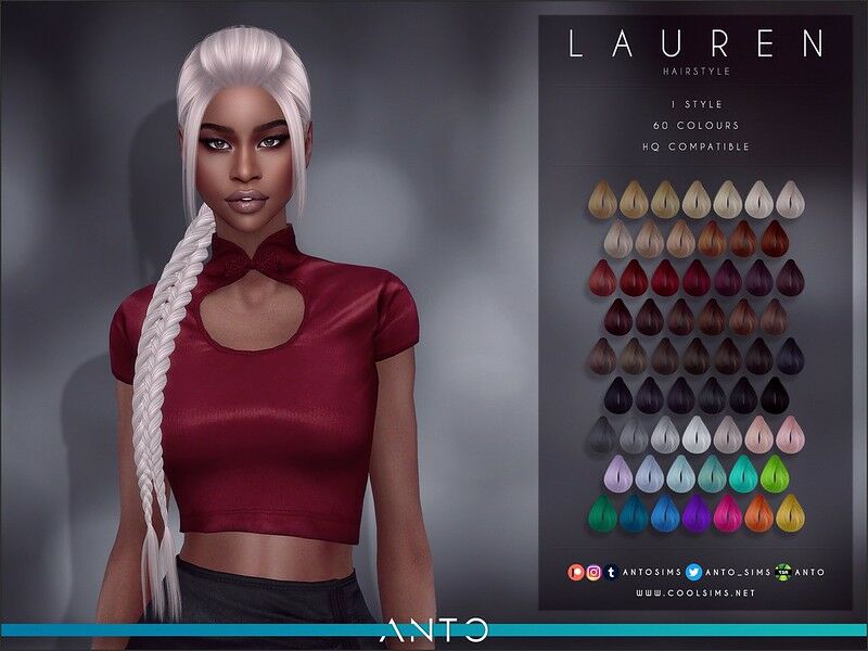 Anto – Lauren (Patreon) By Anto 1 Anto – Lauren (Patreon) By Anto Sims 4 CC