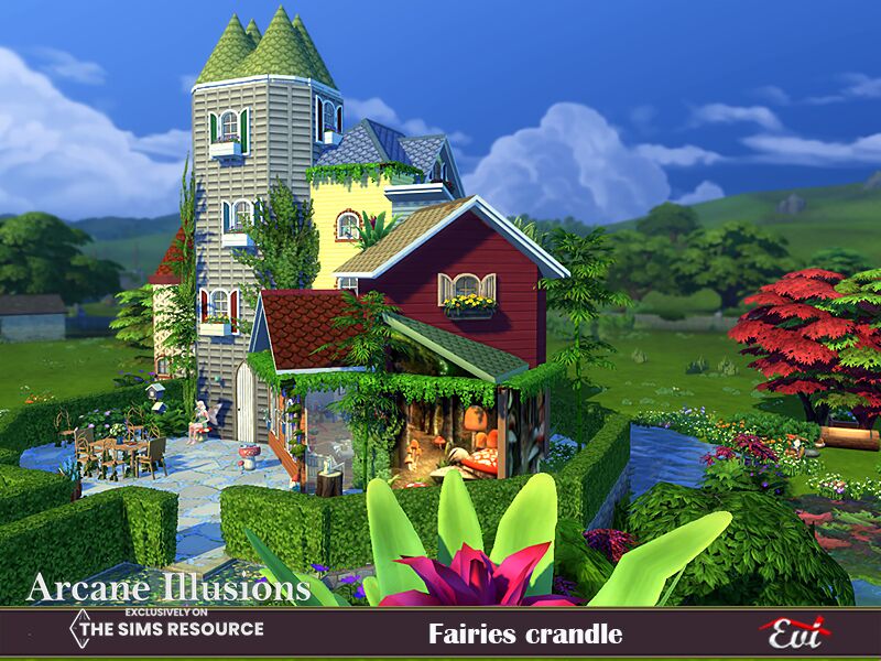 Arcane Illusion Fairies Crandle By EVI 7 sims 4 cc arcane illusion fairies crandle by evi 2