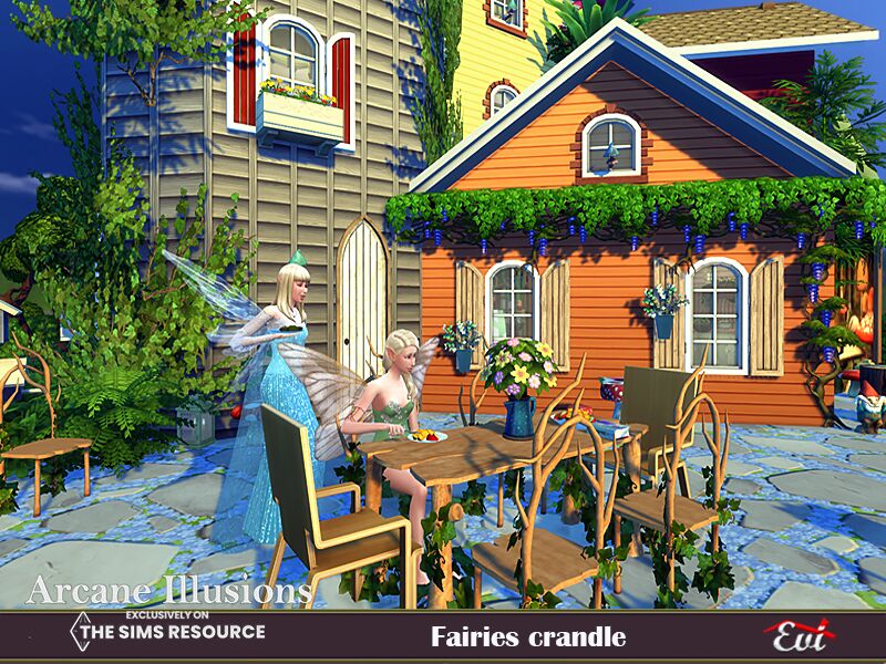 Arcane Illusion Fairies Crandle By EVI 6 sims 4 cc arcane illusion fairies crandle by evi 3