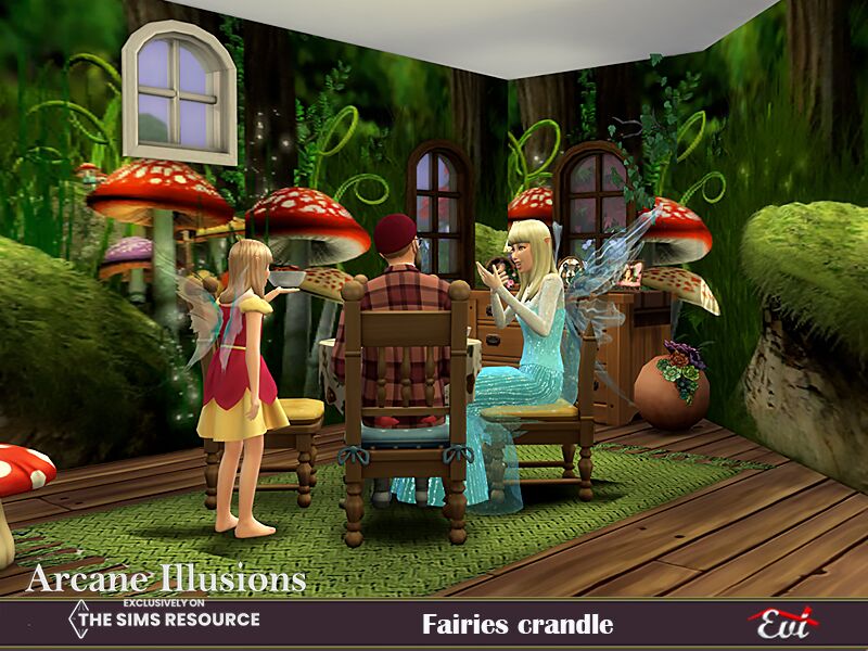 Arcane Illusion Fairies Crandle By EVI 5 sims 4 cc arcane illusion fairies crandle by evi 4