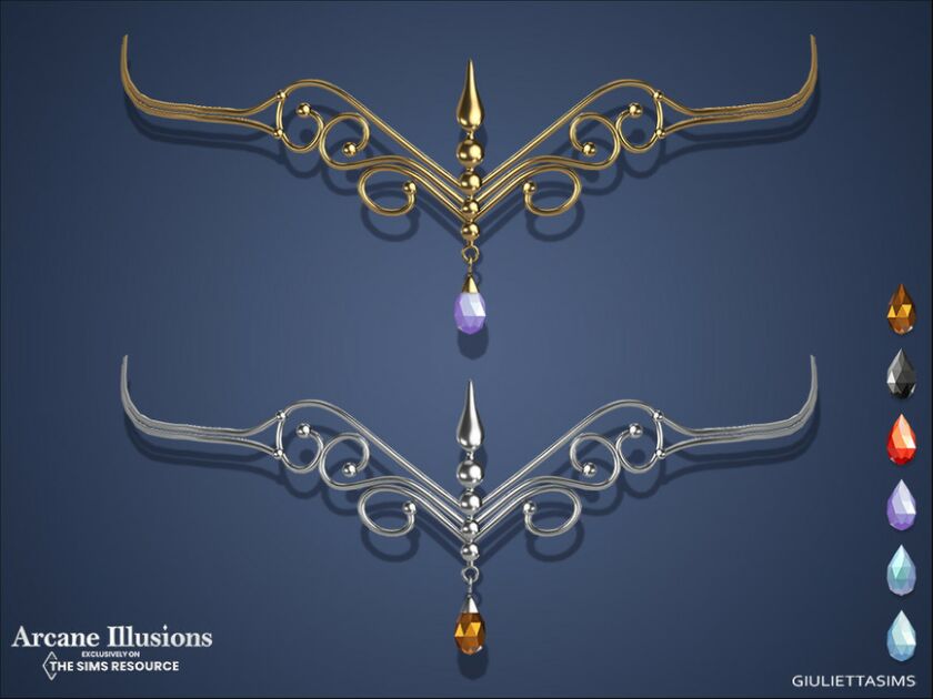 Arcane Illusions – Butterfly Circlet (HAT Category) By Feyona 2 sims 4 cc arcane illusions butterfly circlet hat category by feyona 2