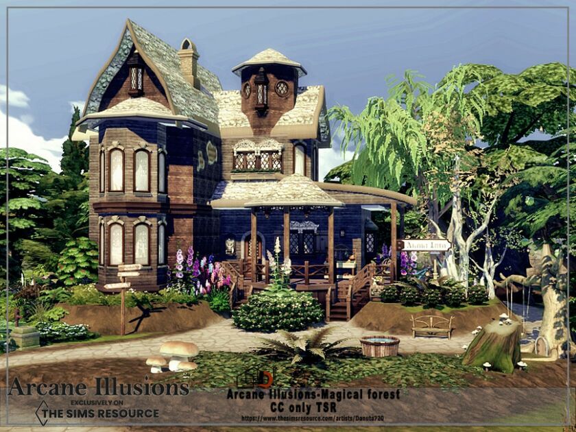 Arcane Illusions-Magical Forest-Cc Onlytsr By Danuta720 1 Arcane Illusions-Magical Forest-Cc Onlytsr By Danuta720 Sims 4 CC