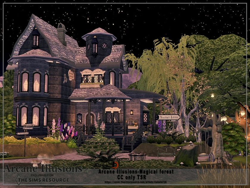 Arcane Illusions-Magical Forest-Cc Onlytsr By Danuta720 7 sims 4 cc arcane illusions magical forest cc onlytsr by danuta720 2