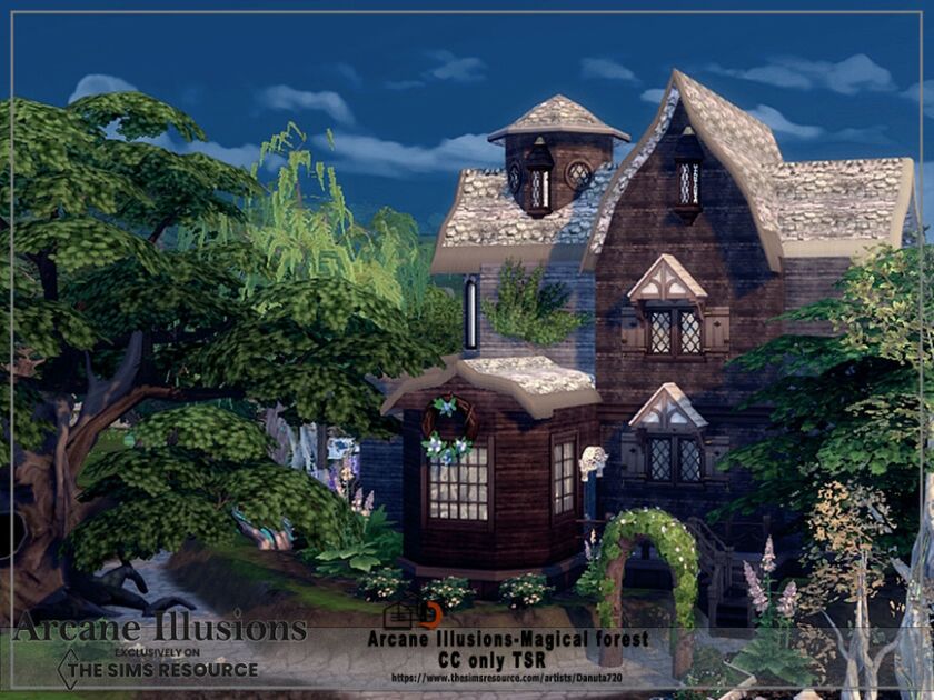 Arcane Illusions-Magical Forest-Cc Onlytsr By Danuta720 6 sims 4 cc arcane illusions magical forest cc onlytsr by danuta720 3