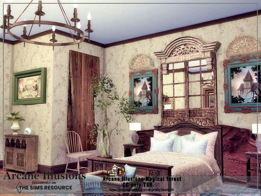 Arcane Illusions-Magical Forest-Cc Onlytsr By Danuta720 3 sims 4 cc arcane illusions magical forest cc onlytsr by danuta720 6