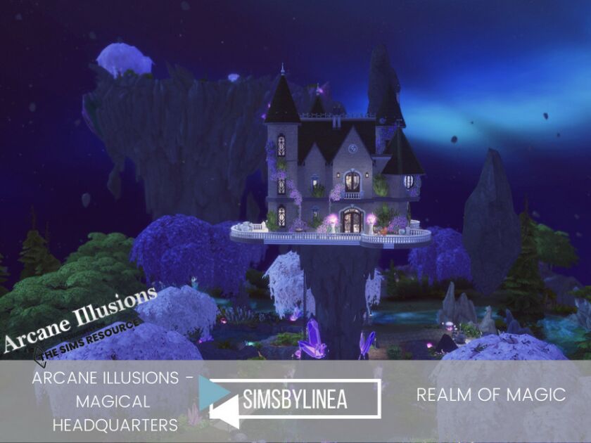 Arcane Illusions – Magical Headquarters By Simsbylinea 1 Arcane Illusions – Magical Headquarters By Simsbylinea Sims 4 CC