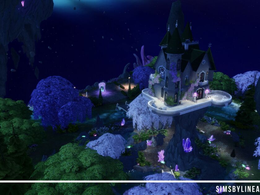 Arcane Illusions – Magical Headquarters By Simsbylinea 7 sims 4 cc arcane illusions magical headquarters by simsbylinea 2