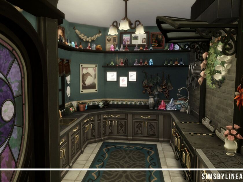 Arcane Illusions – Magical Headquarters By Simsbylinea 6 sims 4 cc arcane illusions magical headquarters by simsbylinea 4