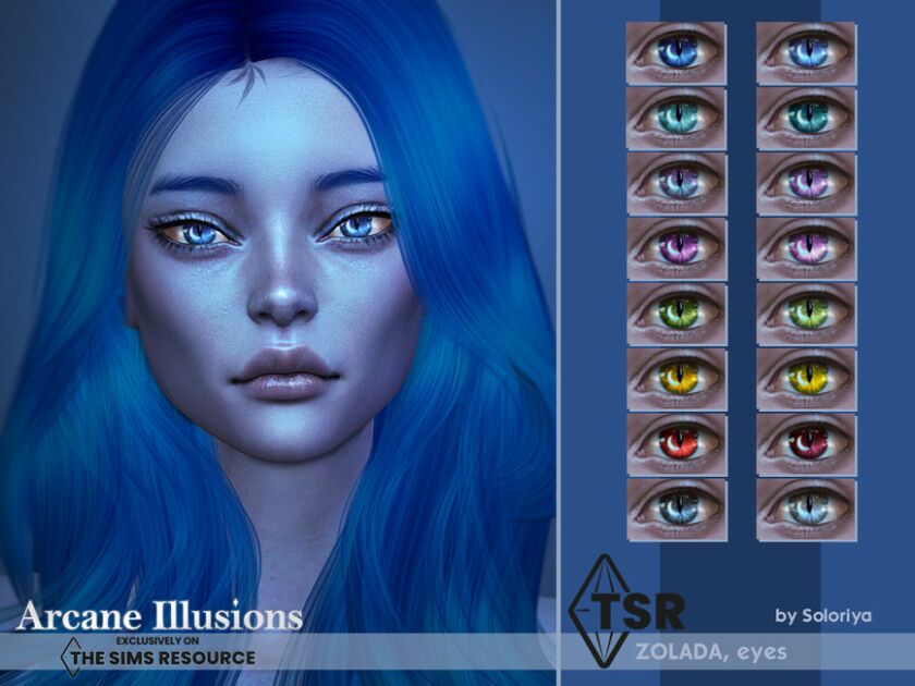 Arcane Illusions – Zolada Eyes By Soloriya 1 Arcane Illusions – Zolada Eyes By Soloriya Sims 4 CC