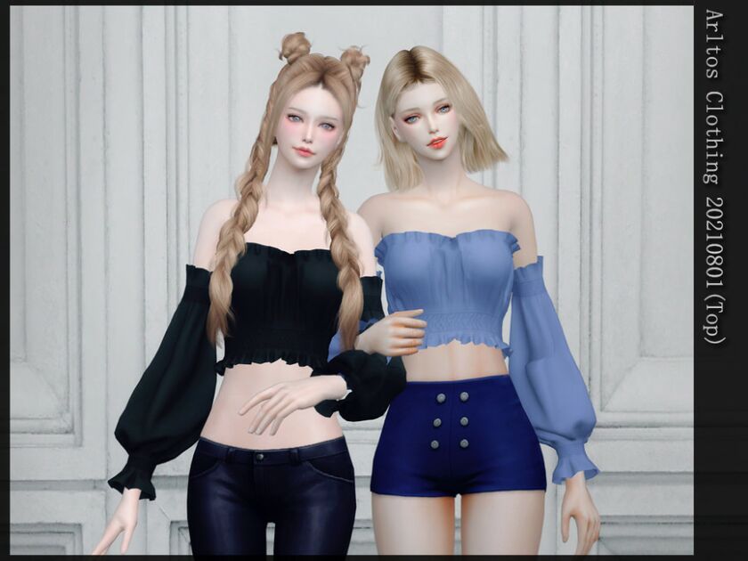 Arltos Clothing 20210801(TOP) By Arltos 1 Arltos Clothing 20210801(TOP) By Arltos Sims 4 CC