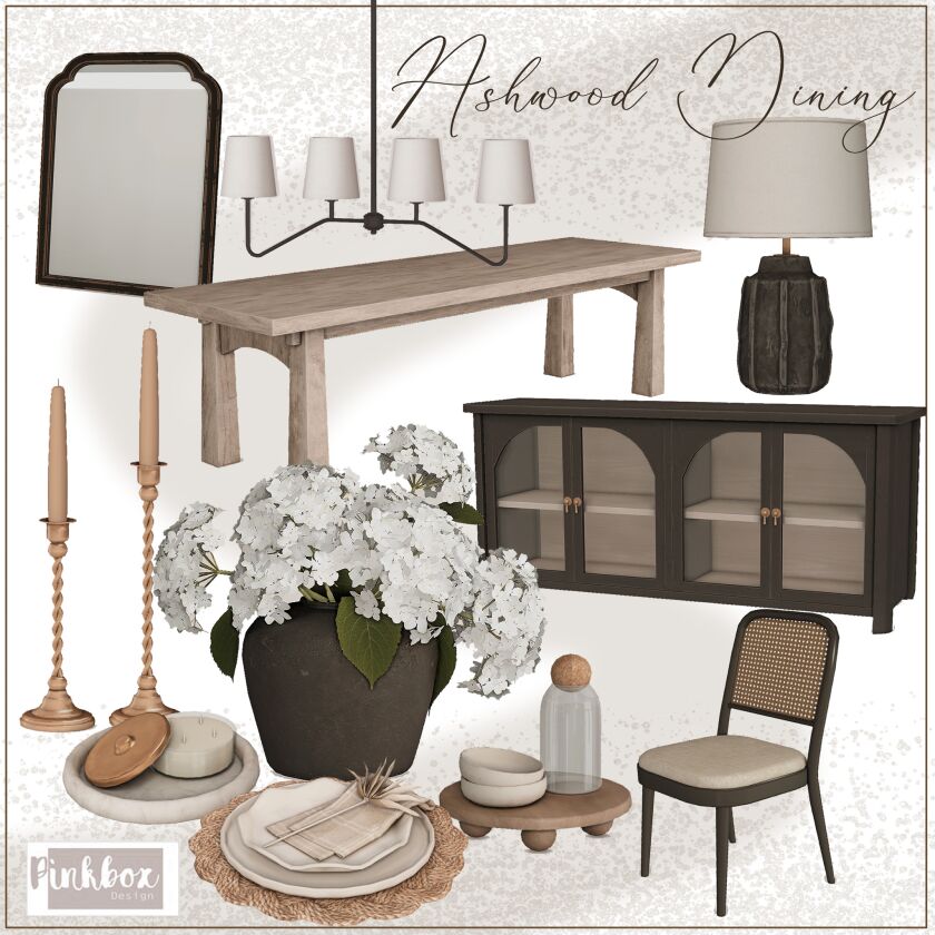 Ashwood Dining 1 Ashwood Dining Sims 4 CC