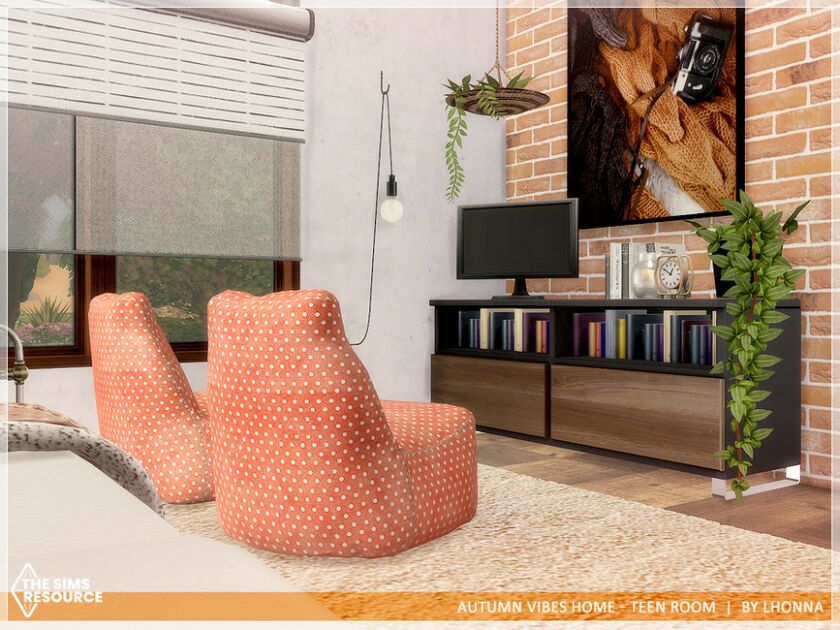 Autumn Vibes Home – Teen Room /TSR CC Only/ By Lhonna 3 sims 4 cc autumn vibes home teen room tsr cc only by lhonna 4