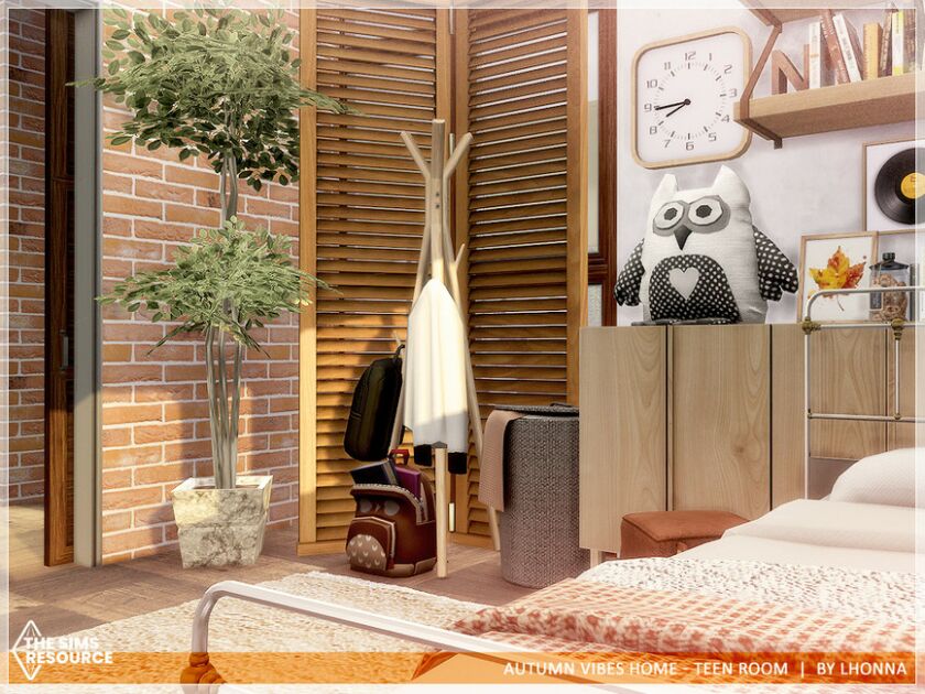 Autumn Vibes Home – Teen Room /TSR CC Only/ By Lhonna 2 sims 4 cc autumn vibes home teen room tsr cc only by lhonna 5