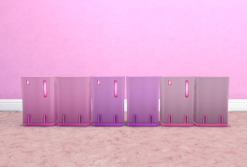Back When I Posted MY Other Nanocan Recolours, Someone Asked ME To DO A Pink SET For Barbie Themed Playthroughs. 1 Back When I Posted MY Other Nanocan Recolours, Someone Asked ME To DO A Pink SET For Barbie Themed Playthroughs. Sims 4 CC