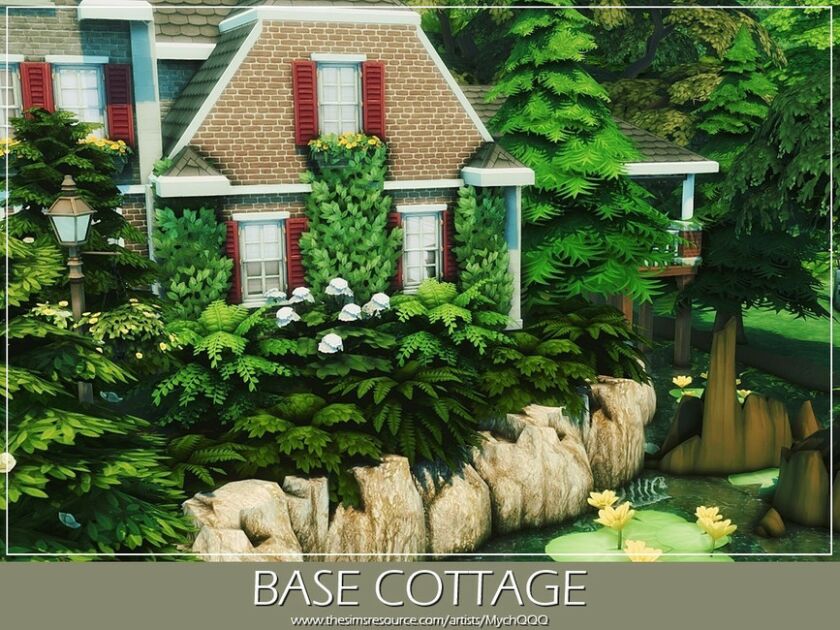 Base Cottage By Mychqqq 5 sims 4 cc base cottage by mychqqq 4