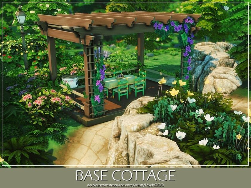 Base Cottage By Mychqqq 3 sims 4 cc base cottage by mychqqq 6