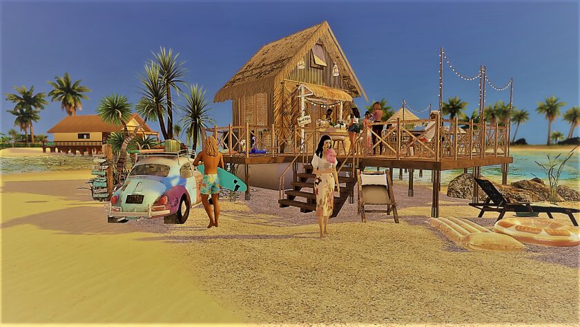 Beach BAR CAN NOW BE Downloaded From MY Patreon 14 sims 4 cc beach bar can now be downloaded from my patreon 2