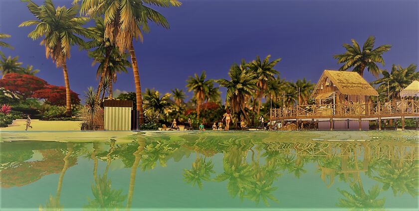 Beach BAR CAN NOW BE Downloaded From MY Patreon 12 sims 4 cc beach bar can now be downloaded from my patreon 4