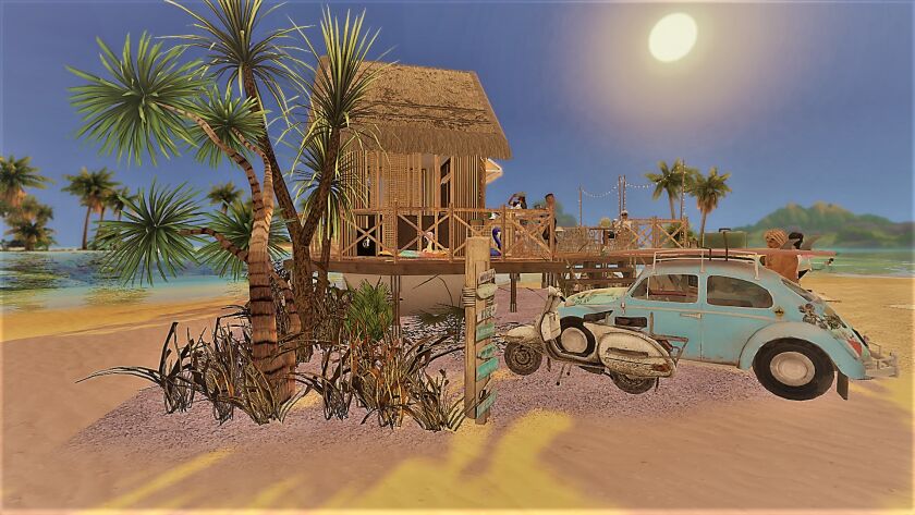 Beach BAR CAN NOW BE Downloaded From MY Patreon 10 sims 4 cc beach bar can now be downloaded from my patreon 5