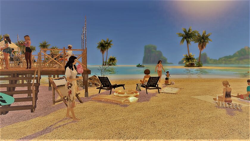 Beach BAR CAN NOW BE Downloaded From MY Patreon 11 sims 4 cc beach bar can now be downloaded from my patreon 6