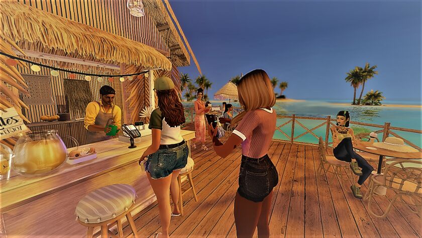 Beach BAR CAN NOW BE Downloaded From MY Patreon 6 sims 4 cc beach bar can now be downloaded from my patreon 9
