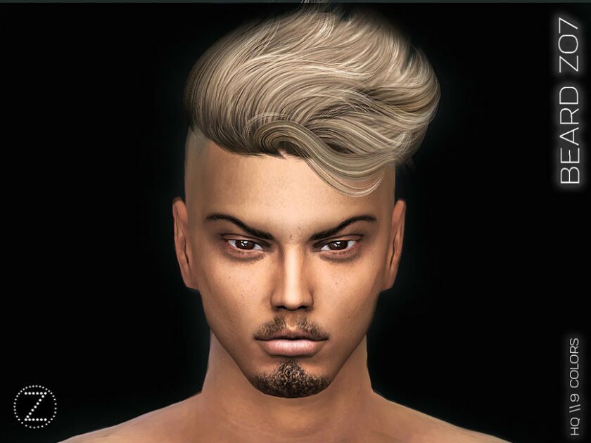 Beard Z07 By Zenx 1 Beard Z07 By Zenx Sims 4 CC