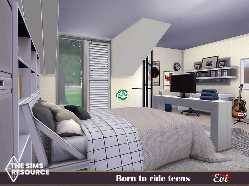 Born To Ride Teens By EVI 1 Born To Ride Teens By EVI Sims 4 CC