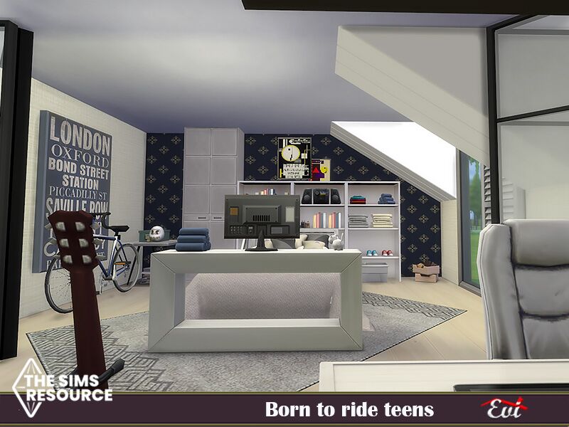Born To Ride Teens By EVI 6 sims 4 cc born to ride teens by evi 2