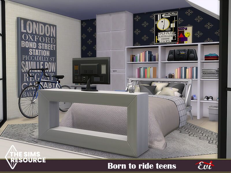Born To Ride Teens By EVI 3 sims 4 cc born to ride teens by evi 5