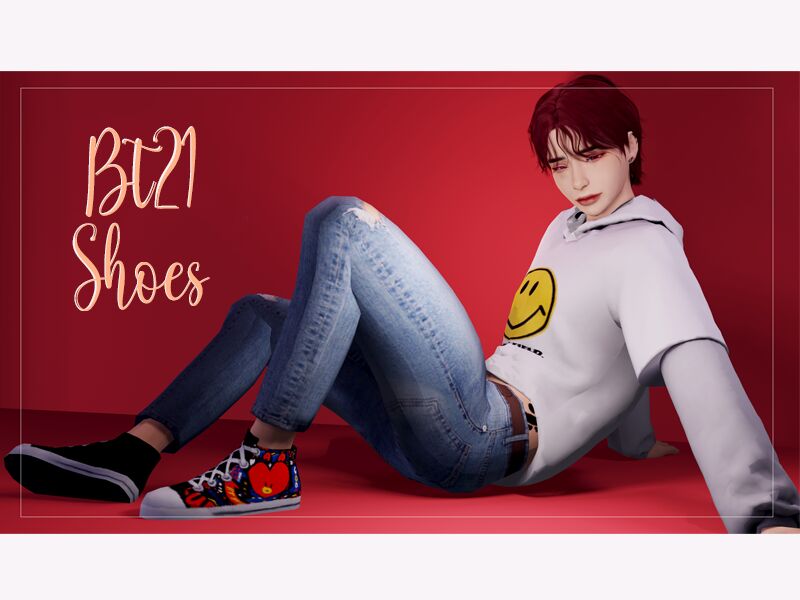 BT21 Shoes By Btsims 1 BT21 Shoes By Btsims Sims 4 CC