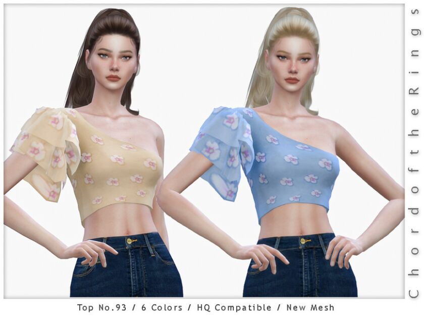 Chordoftherings TOP NO.93 By Chordoftherings 1 Chordoftherings TOP NO.93 By Chordoftherings Sims 4 CC