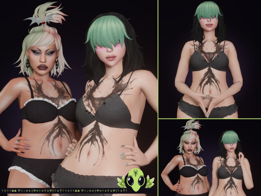 Courtney Tattoo 5 sims 4 cc courtney tattoo tsr exclusive 2