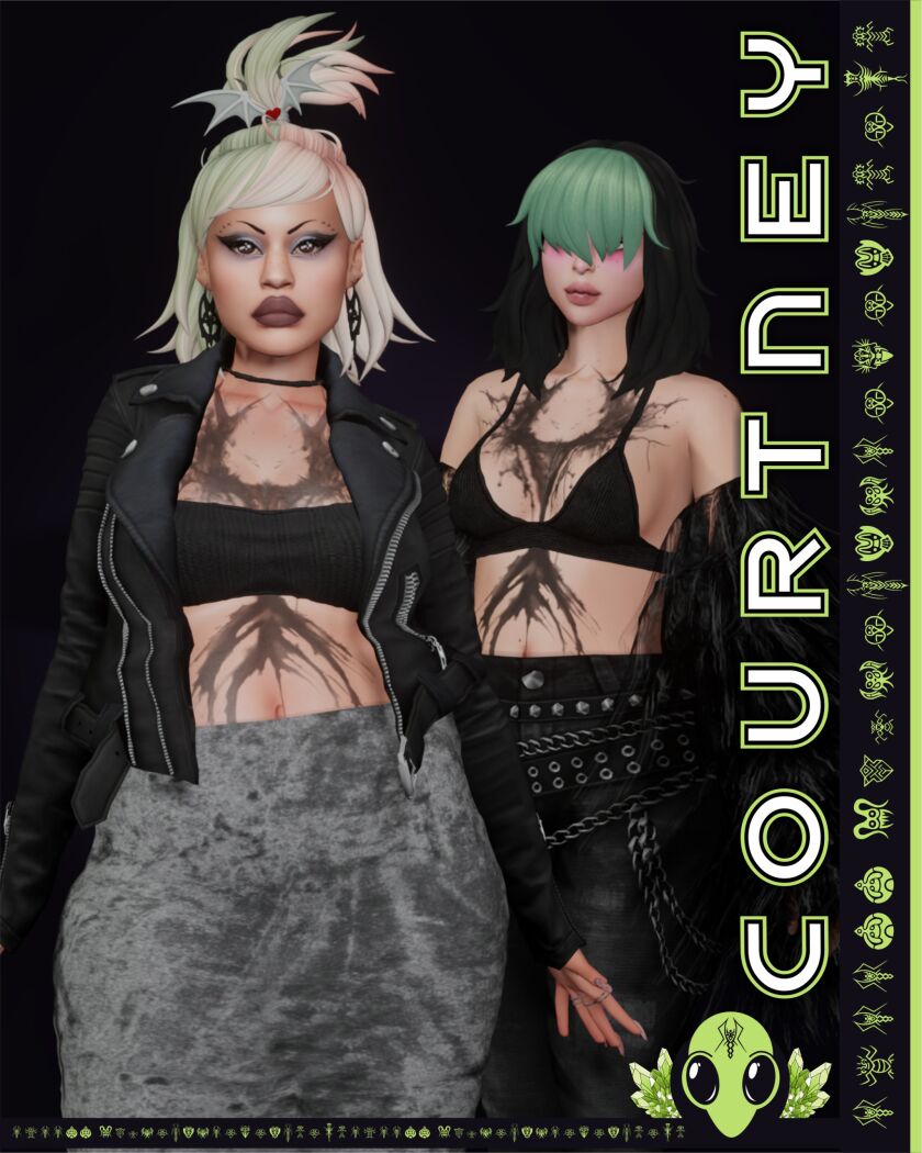 Courtney Tattoo 2 sims 4 cc courtney tattoo tsr exclusive 4