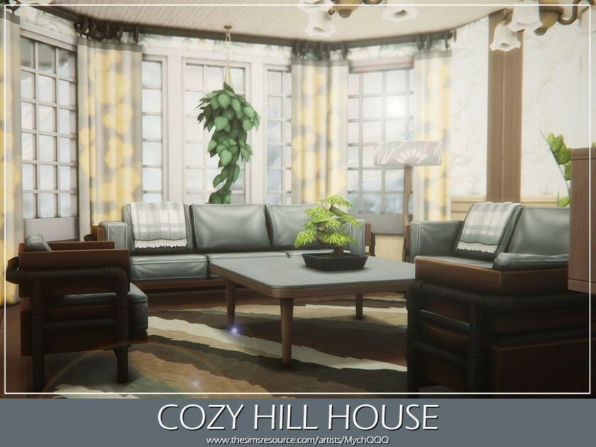 Cozy Hill House By Mychqqq 5 sims 4 cc cozy hill house by mychqqq 4
