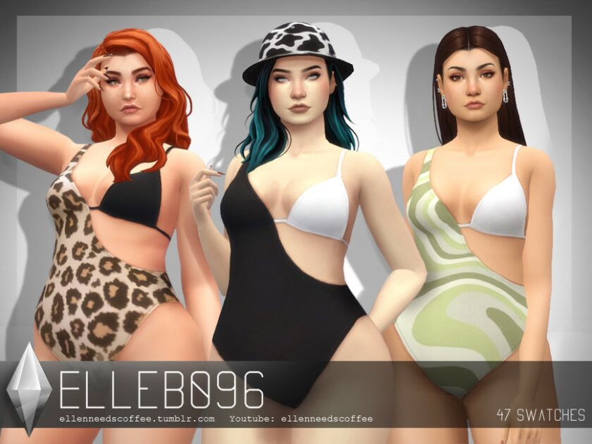 CUT OUT ONE Piece (Base Game) By Elleb096 1 CUT OUT ONE Piece (Base Game) By Elleb096 Sims 4 CC