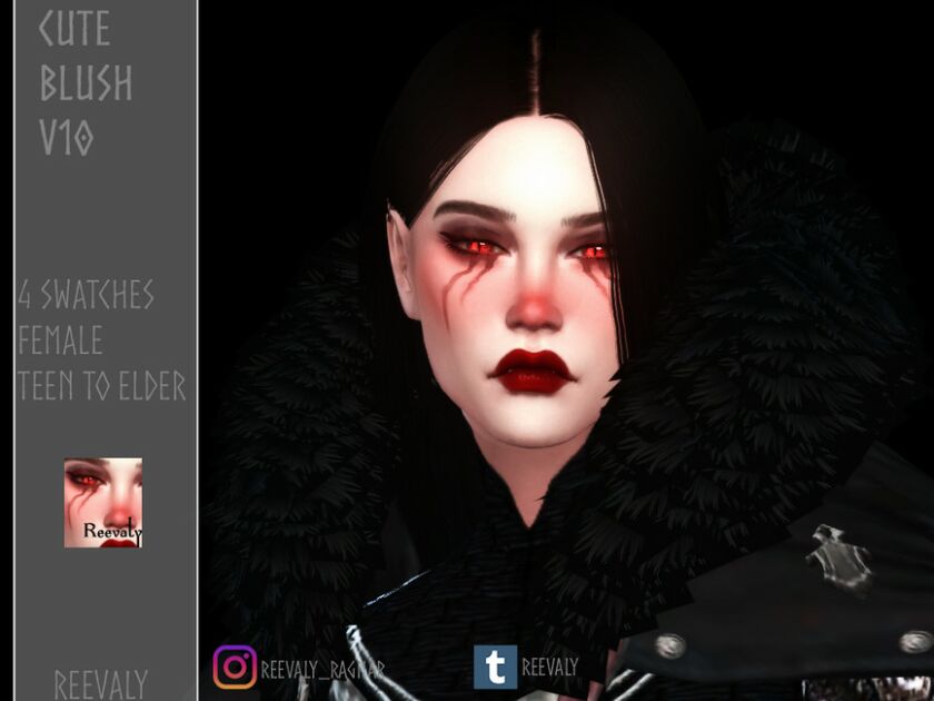 Cute Blush V10 By Reevaly 1 Cute Blush V10 By Reevaly Sims 4 CC